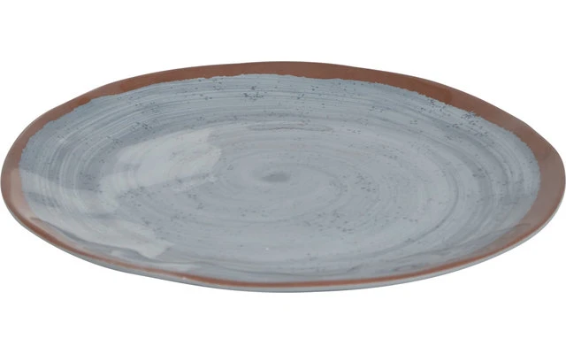 Bo-Camp Melamin Geschirr Set 12-tlg. Braun / Grau 6 Bo-Camp Melamin Geschirr Set 12-tlg. Braun / Grau – Bild 4