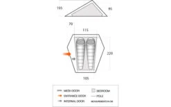 Vango Heddon 100 Leichtzelt 1 Person 5 Vango Heddon 100 Leichtzelt 1 Person -Camping im Freien 488976 3421352