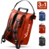 Valkental ValkOne 3-in-1 Fahrradtasche 25 Liter Gelb -Camping im Freien 640428 4499361