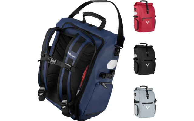 Valkental ValkPro 3-in-1 Fahrradtasche 26 Liter Blau 4 Valkental ValkPro 3-in-1 Fahrradtasche 26 Liter Blau – Bild 2
