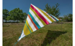 Bent Zip-Canvas Single Verbindbares Sonnensegel 250 X 250 X 250 Cm Türkis -Camping im Freien 691805 4862594